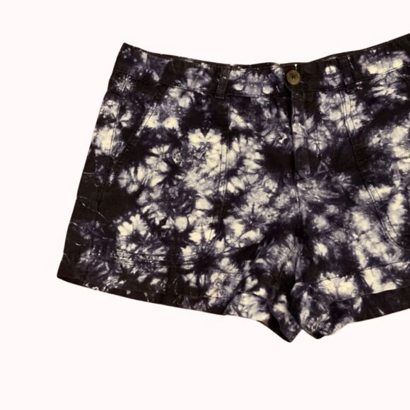 GAP Linen Blend Tie Dye Shorts Sz 2 - Picture 5 of 12